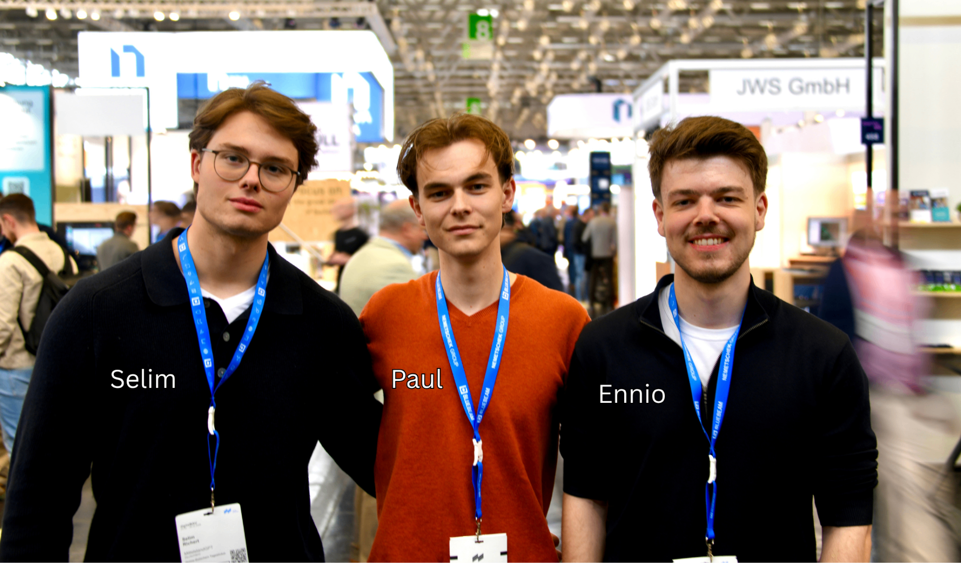 Das MittelstandGPT Team – Paul, Selim und Ennio